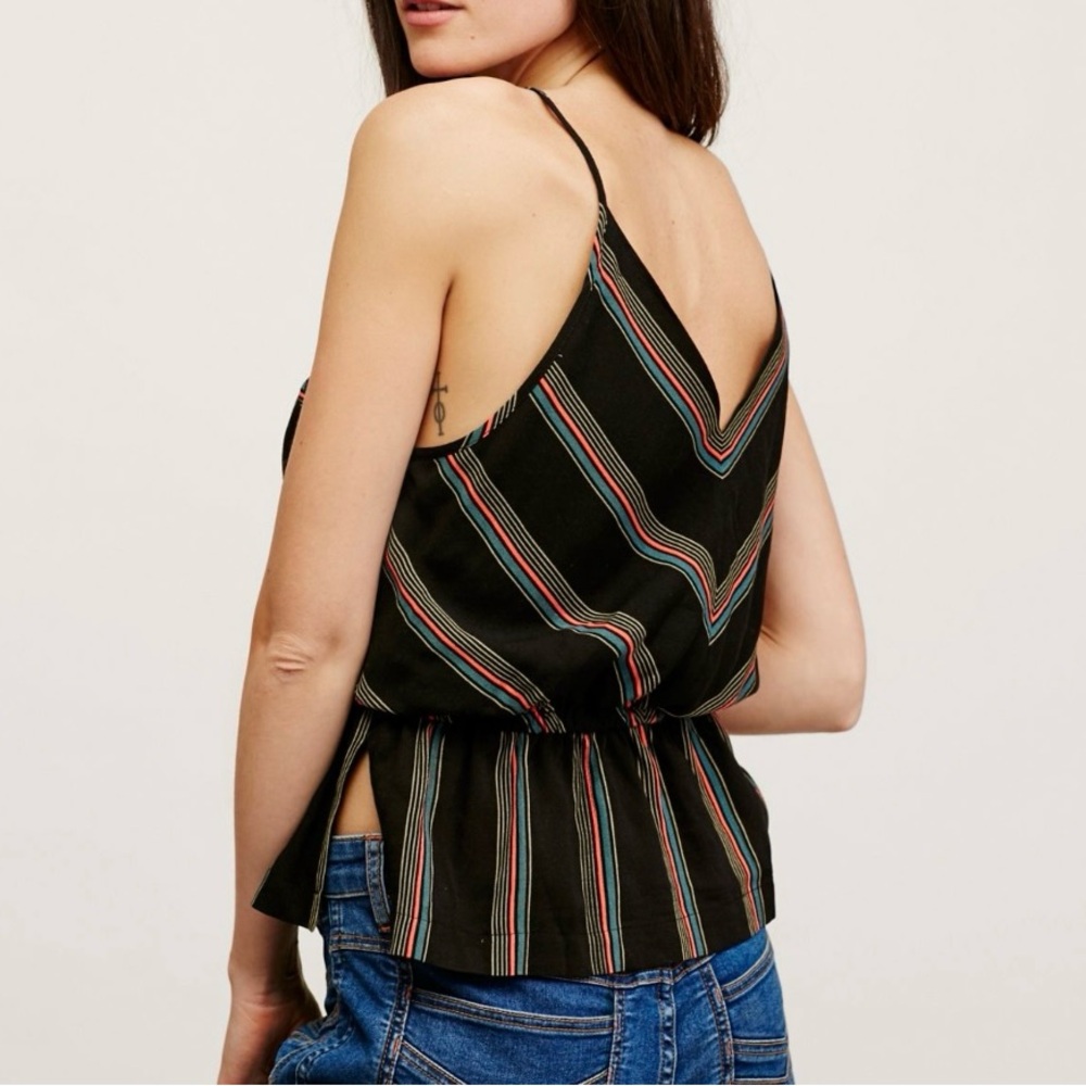 Free People Striped camisole